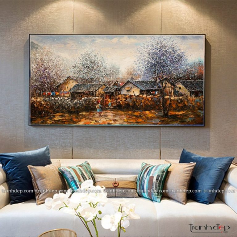 Tranh Phong Cảnh Ruộng Bậc Thang Tây Bắc - May mắn tài lộc