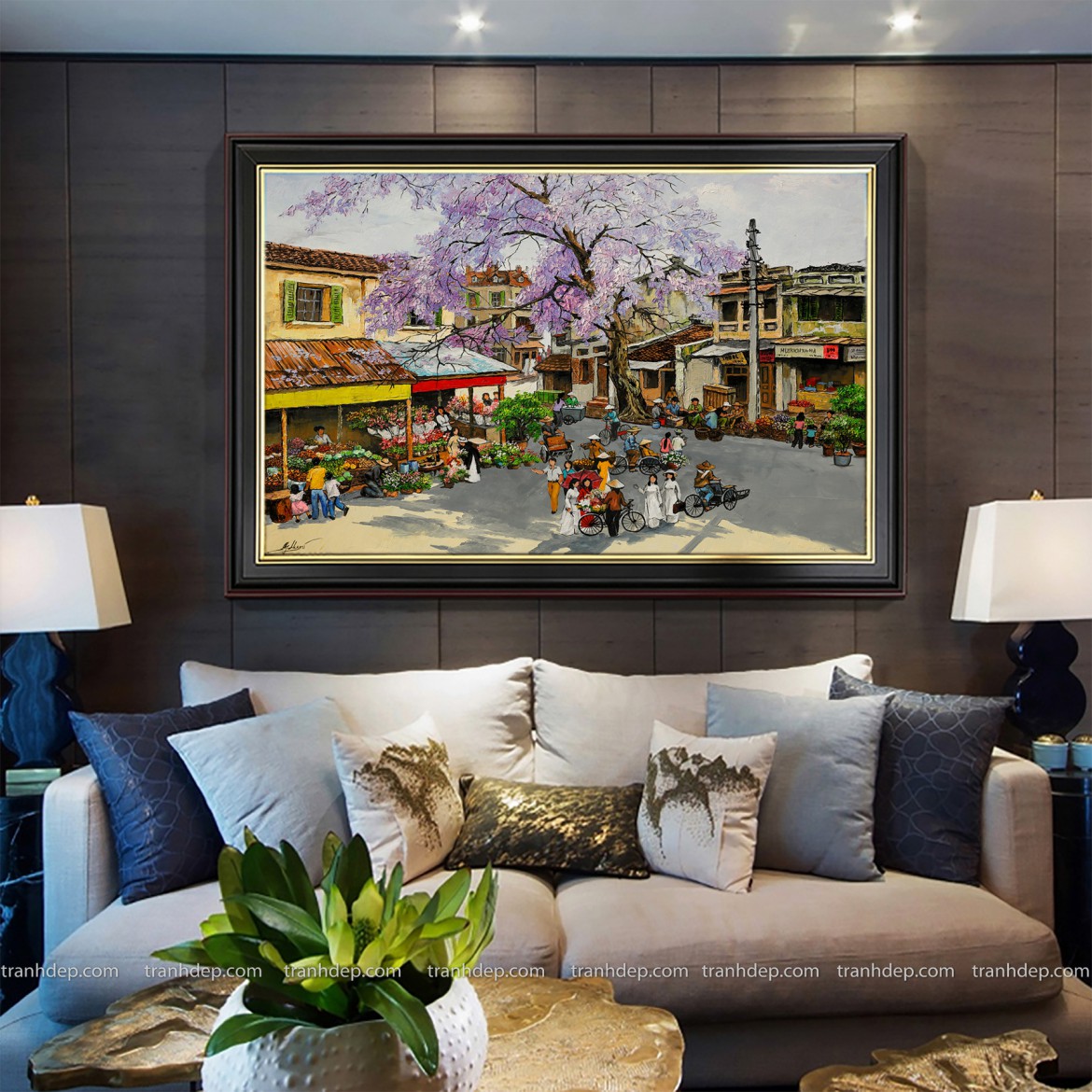 Hà Nội xưa trong tranh phố cổ