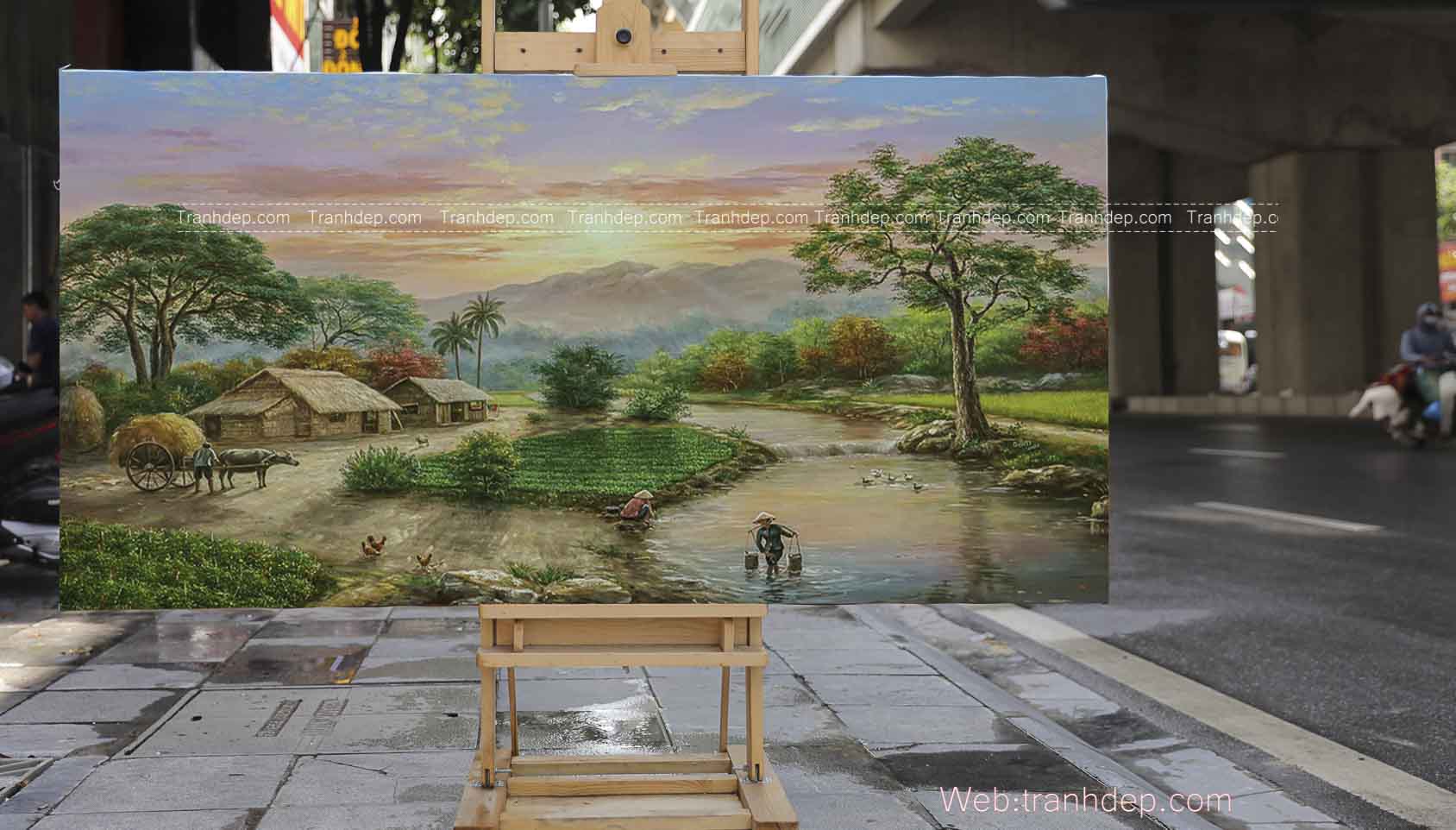 tranh-dong-que-binh-di-moc-mac