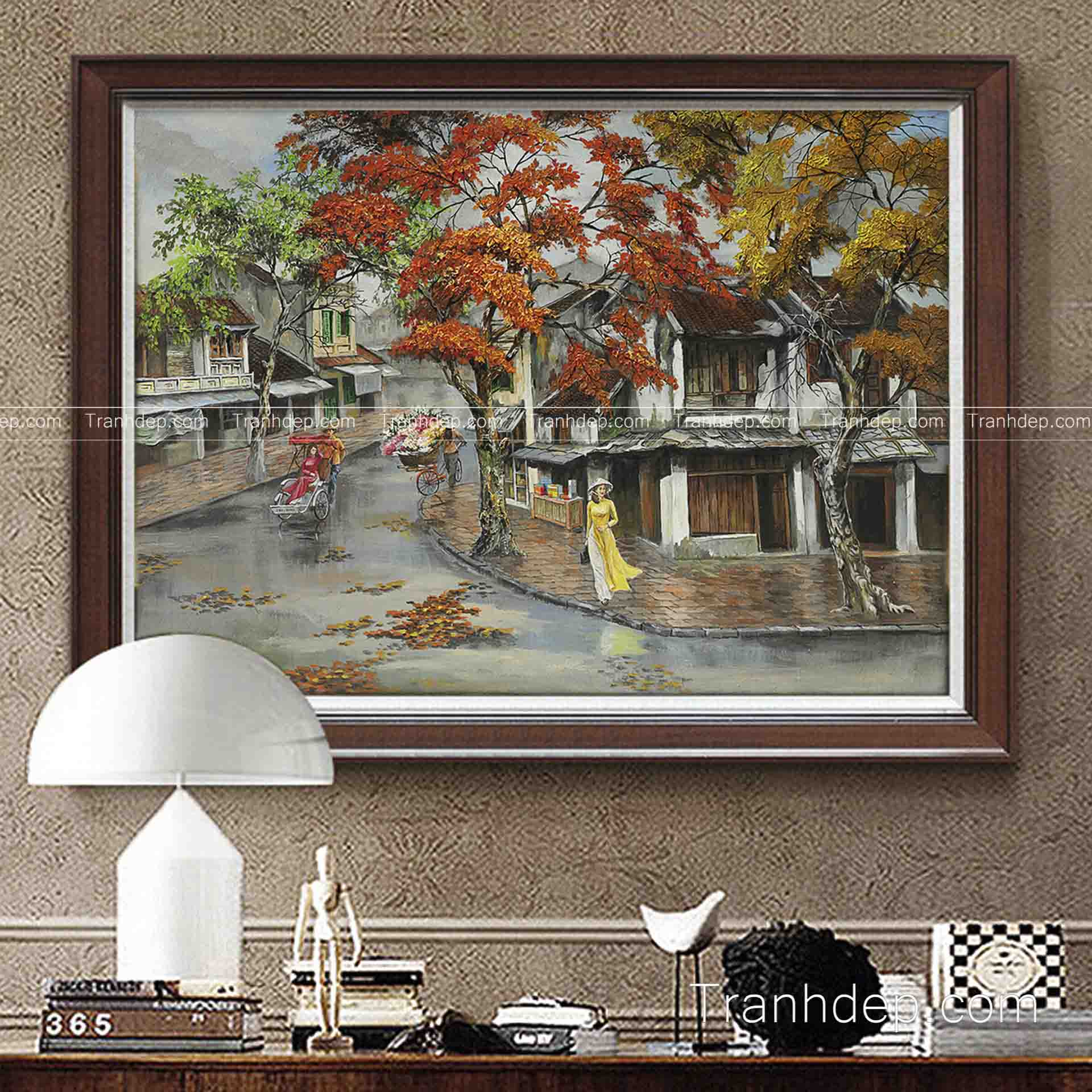 tranh phố cổ hà nội