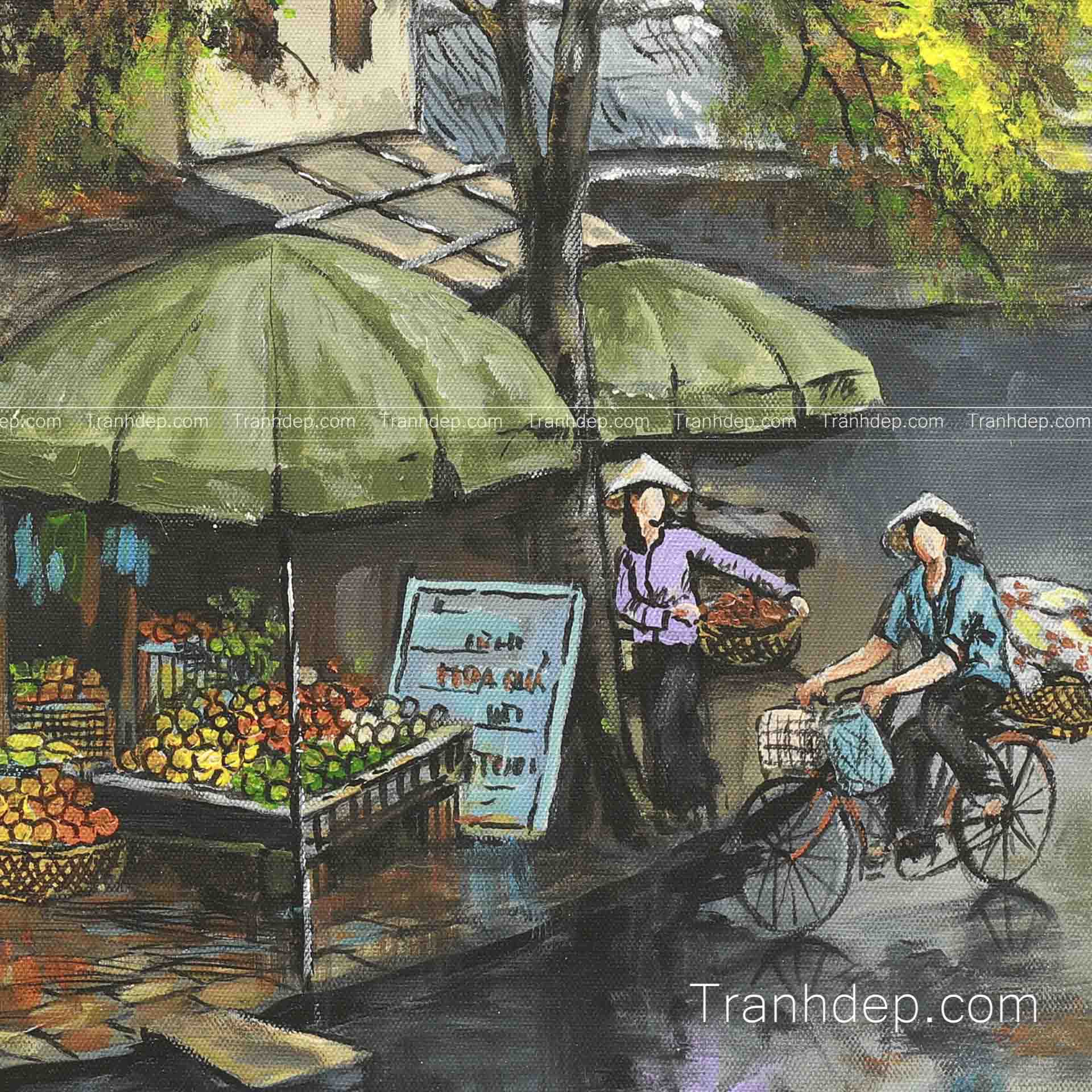 tranh phố cổ hà nội