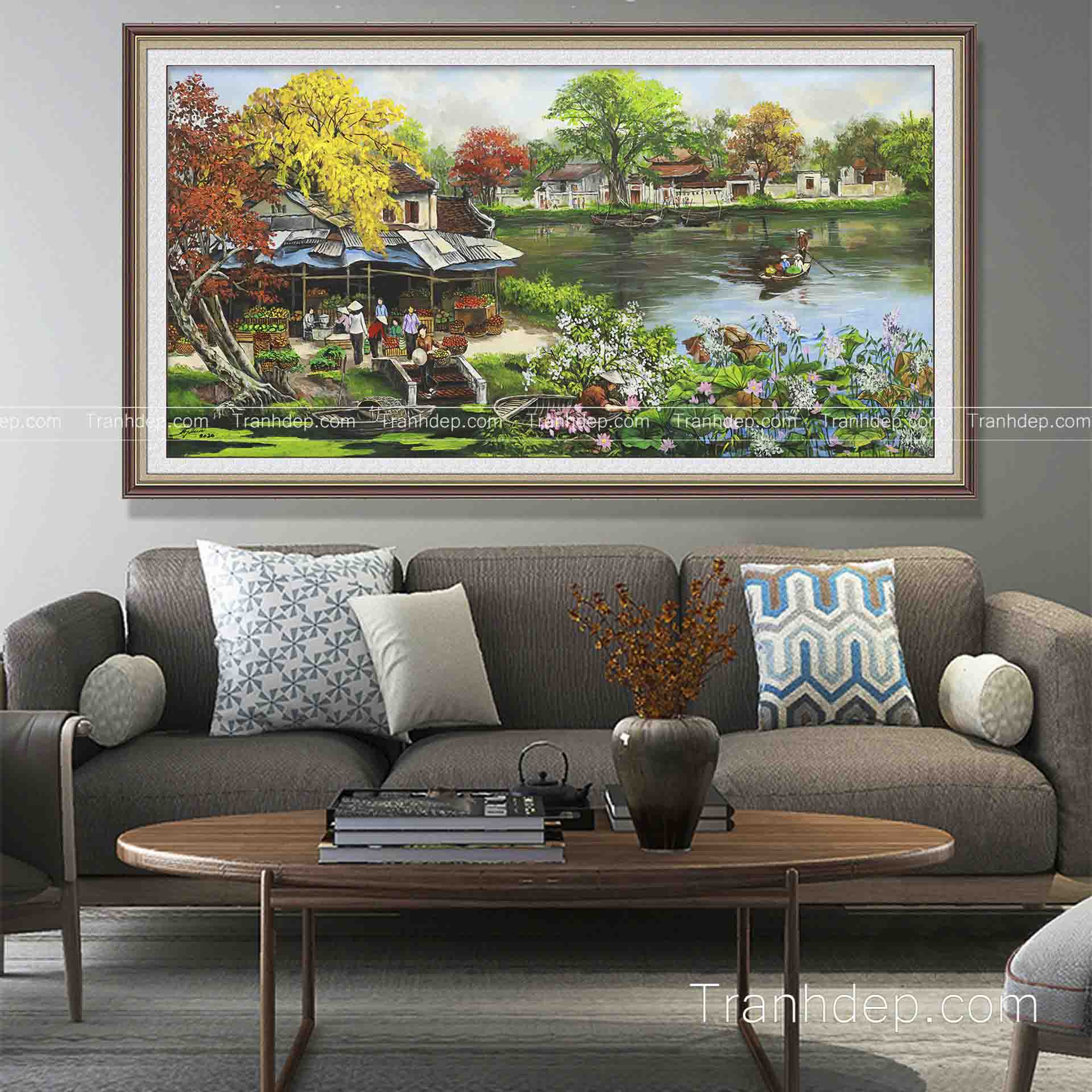tranh phố cổ hà nội