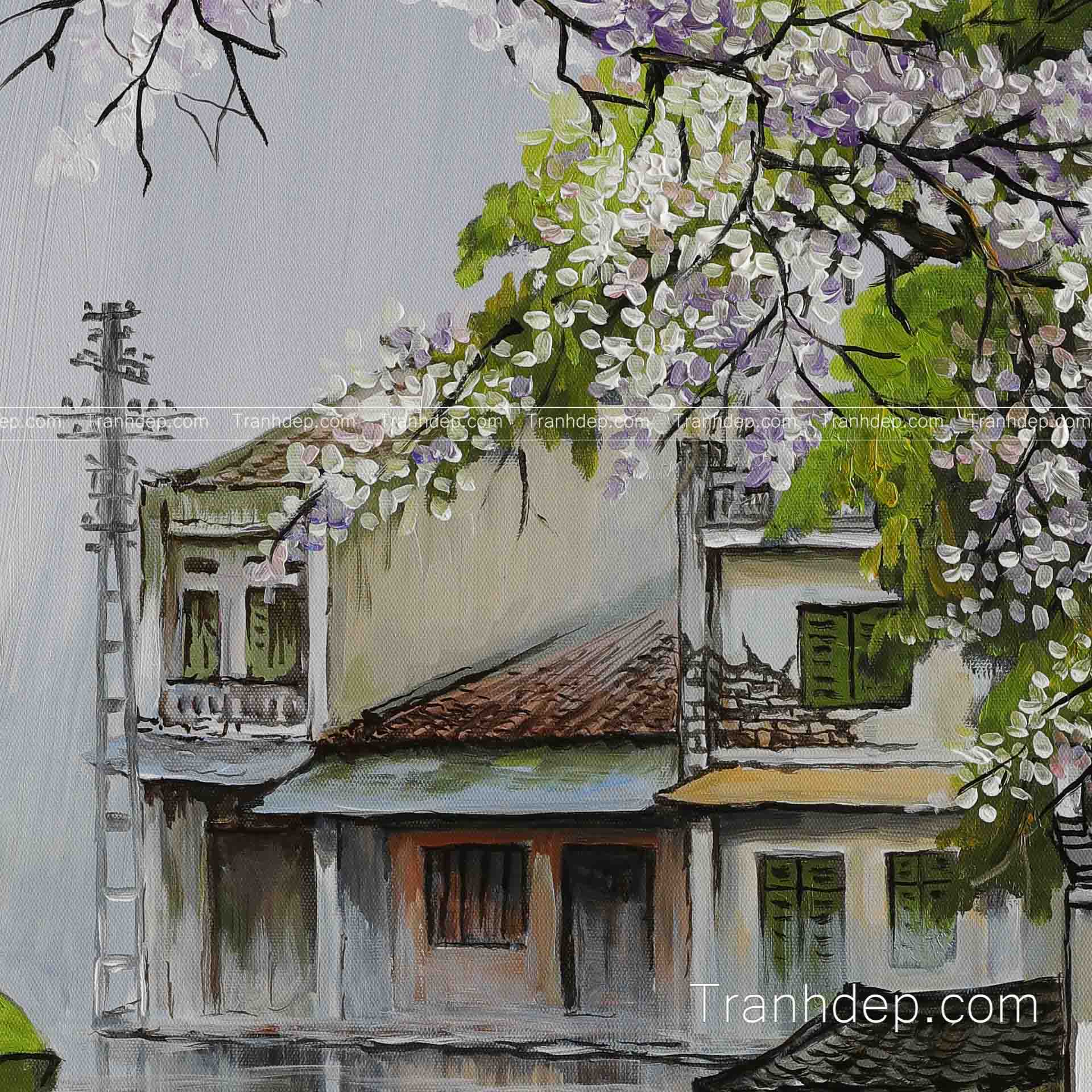 tranh phố cổ hà nội