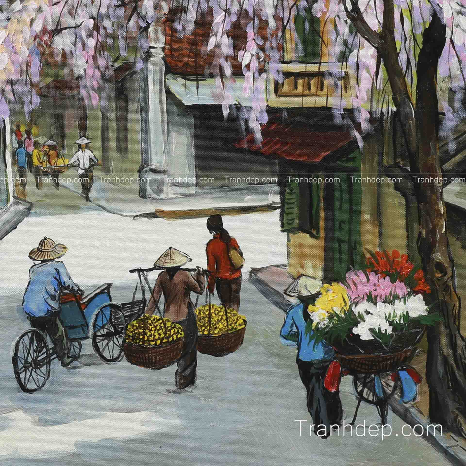 tranh phố cổ hà nội