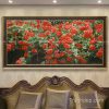 tranh sơn dầu hoa hồng
